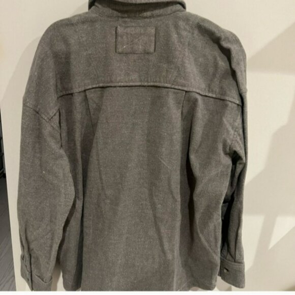 We The Free Charcoal Button-Up Jacket - Picture 2 of 2